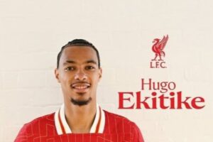 French footballer Hugo Ekitike picture