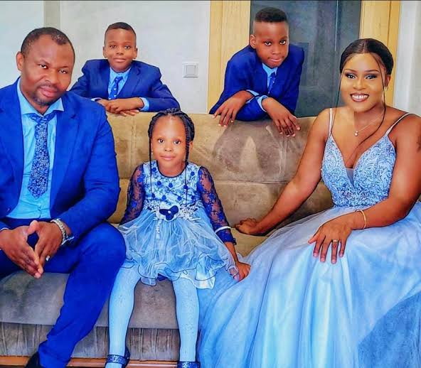 Ugo eaglet and his family